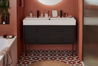 Смеситель для раковины Jacob Delafon Vivienne Signature E38682-LB2-BL чёрный матовый